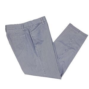 Talbots Stretch Cotton Chinos in Pinstripe size 10P